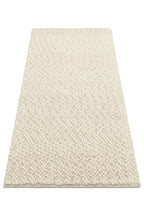 Emma Hand-Woven Cream Plain Scandinavian Braided Textured Wool Flat-Woven Modern Bedroom Living Room Rug - Green