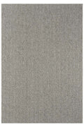 KORDANO Doğal Sisal Dokulu Modern Gri Kilim Kolay Temizlenebilir İskandinav Salon Halısı - Metalik