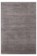 VERA Anthracite Plain Soft Textured Non-Shedding Tightly Woven Micro Polyester Modern Living Room Rug