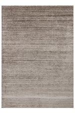 Boreva Plus Stone Color 100% Hand-Woven Plain Flat Banana Silk Viscose Wool Blend Modern Living Room Rug