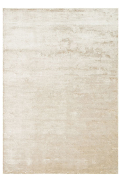 Alure Kum Rengi El Dokuma Saf Bambu Halı Lüks Yumuşak Minimalist Modern Salon ve Oturma Odası Halısı - Sand