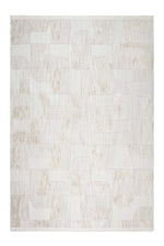 ASTRA Krem Modern Geometrik Halı Soft Patchwork Desenli Dokulu Yumuşak Koridor, Salon Halısı