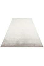 Luma Gri Tek Renk Sade Saf Bambu Doğal Malzeme Halı Minimalist Parlak Modern Lüks Salon Halısı - Gri