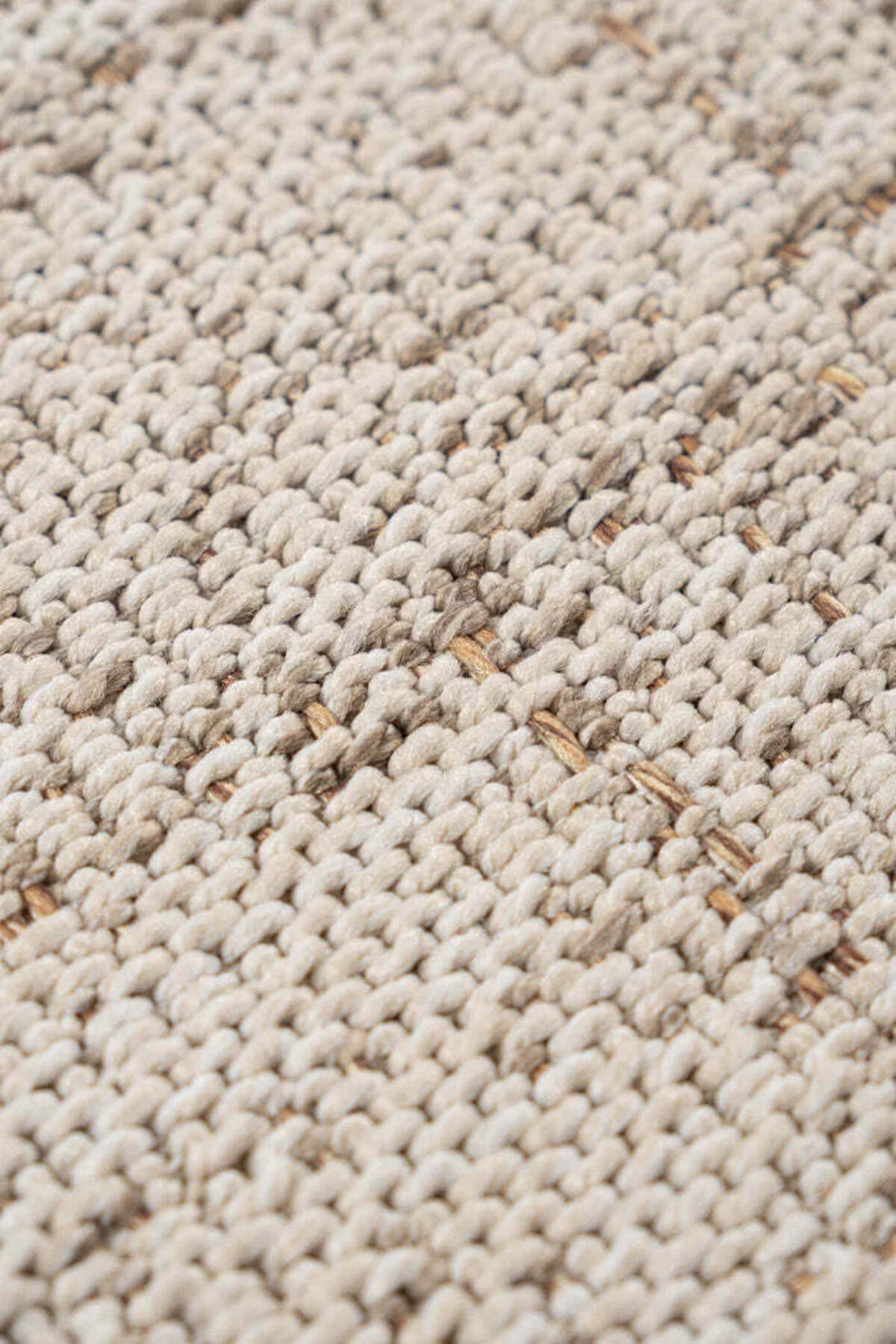 LUKY Sisal Krem Kilim Jüt Doğal Hasır Dokulu Modern Bohem Balkon Salon Mutfak Antre Halısı - Krem