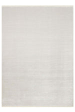 Minimalist Cream Modern Machine Woven Living Room Rug – Elegant, Lustrous, and Soft Textured