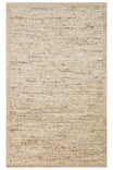 TALORA Beige Bordered Natural Wool Jute Rug Woven Textured Kilim Bohemian Living Room Kitchen Hallway Rug