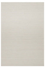 SORA Ecru Hand-Woven Wool Cotton Rug Natural Textured Modern Scandinavian Living Room Rug - Ecru
