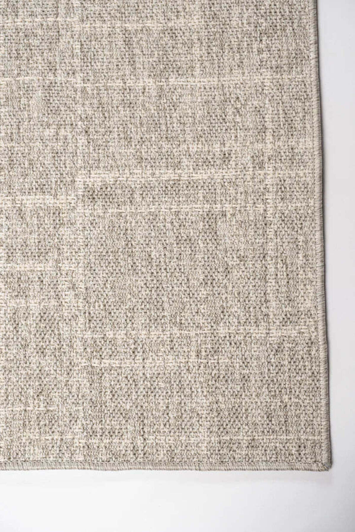 LUKY Sisal Gri Kilim Jüt Doğal Hasır Dokulu Modern Bohem Balkon Salon Mutfak Antre Halısı - Gri