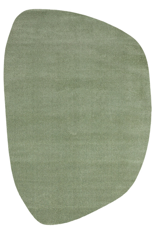 VERA MULTİ MORFEA Yeşil Amorf Yumuşak Modern Dekoratif Mikro Polyester Minimal Salon Halısı - Haki