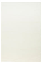 VERA White Plain Soft Textured Non-Shedding Densely Woven Micro Polyester Modern Living Room Rug