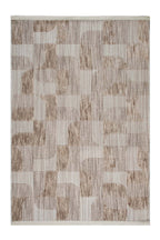 ASTRA Vizon Modern Geometrik Halı Soft Patchwork Desenli Dokulu Yumuşak Koridor, Salon Halısı - Kahverengi