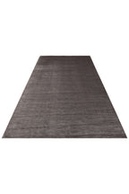 Royal Antrasit Renk Düz Parlak Modern Viskon Halı Yumuşak Dokulu Salon Halısı - Antrasit 01