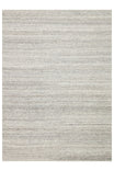 Sumac Collection Hand-Woven Grey Striped Modern Wool Living Room Rug Soft Texture