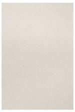 ARVEN Cream Wool Modern Textured Plain Premium Soft-Touch Living Room Rug - Cream
