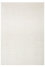 Royal White Solid Shiny Soft Viscose Modern Area Rug Living Room Rug