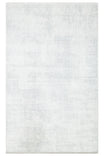 PEARLY Cream Gray Modern Shiny Soft Texture Non-Shedding Carpet with Non-Slip Backing Washable Living Room Rug - Metallic