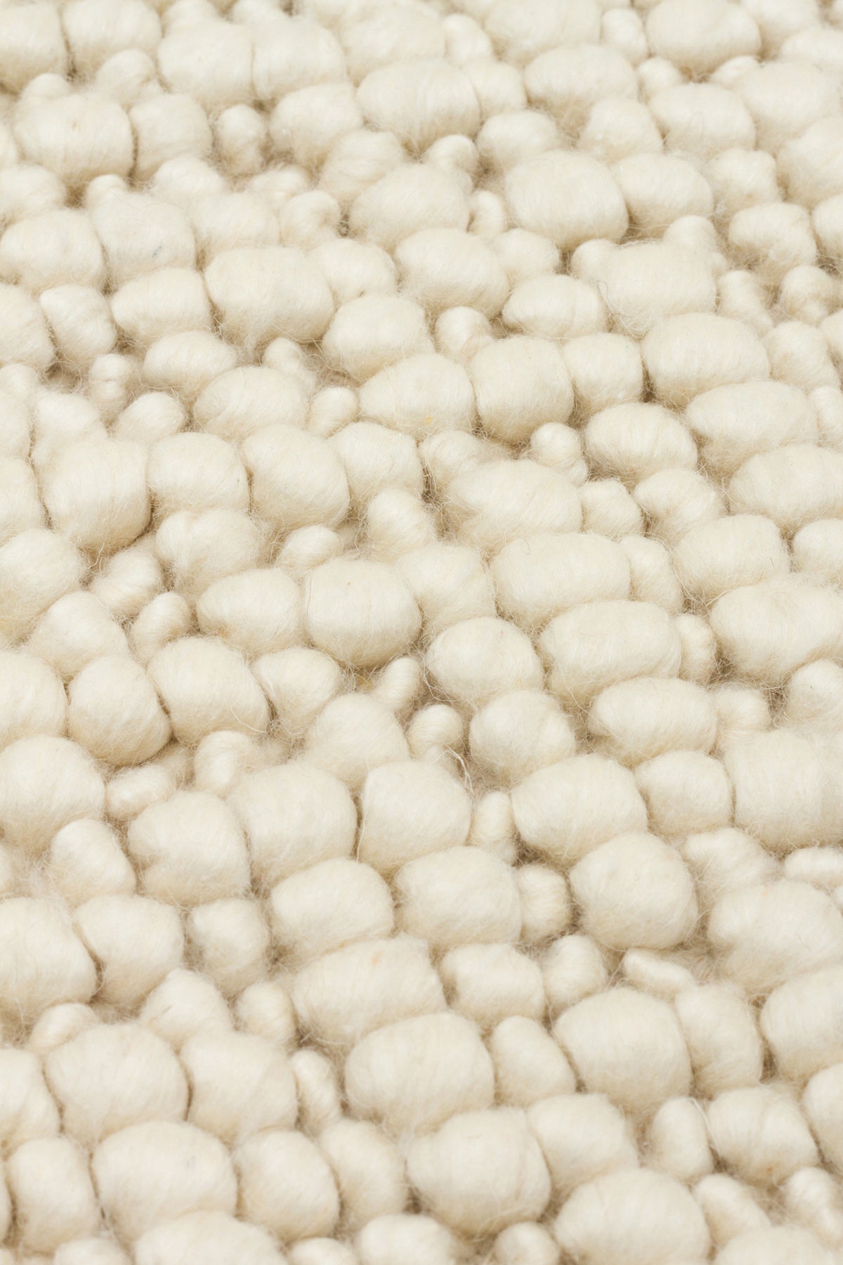 Emma Hand-Woven Cream Plain Scandinavian Braided Textured Wool Flat-Woven Modern Bedroom Living Room Rug - Green