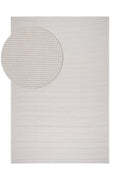 Sisalo Suit Cream Natural Sisal Jute Look Modern Bohemian Scandinavian Minimalist Living Room Rug - Cream