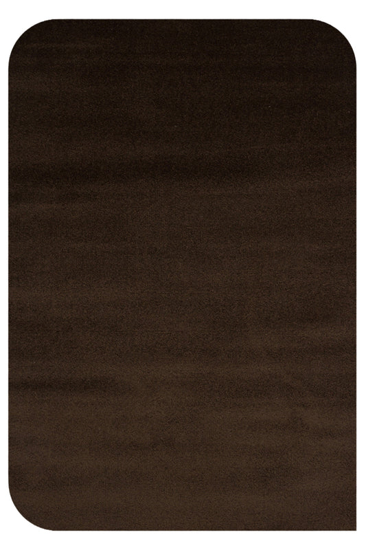 VERA MULTİ MORFEA Minimal Kahverengi Amorf Yumuşak Modern Dekoratif Mikro Polyester Salon Halısı - Metalik