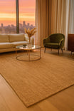 Jutte Hand-Woven Organic Jute Rug Natural Look Durable Thick Textured Luxury Living Room Bedroom Rug