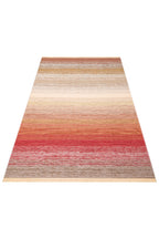 MİRA Çok Renkli Çift Taraflı Yıkanabilir Kilim Modern Ombre Renk Geçişli Polyester Şönil Kilim - Çok Renkli