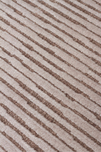 Royal Taş Rengi Düz Modern Parlak Viskon Halı 100% Viskon Yumuşak Salon Halısı - Taş Rengi 01