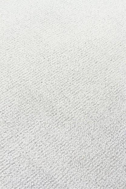 Luma Gri Tek Renk Sade Saf Bambu Doğal Malzeme Halı Minimalist Parlak Modern Lüks Salon Halısı - Gri