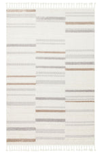 Soft Modern Scandinavian Rug with Ethnic Braid Pattern, Does Not Shed
