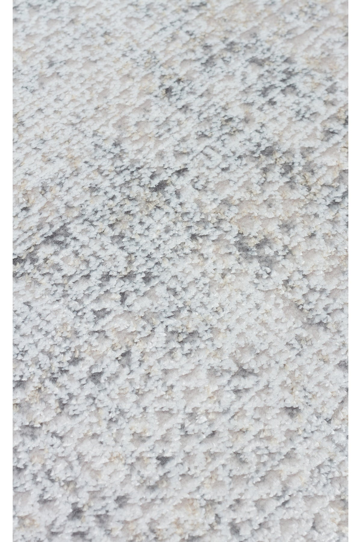 PEARLY Bej Eskitme Desenli Modern Yumuşak Doku Toz Vermez Halı Kaymaz Yıkanabilir Salon Halısı - Mavi