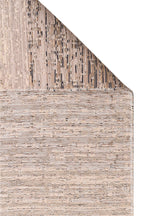 MİRA Bej Mavi Çift Taraflı Yıkanabilir Kilim Modern Ombre Renk Geçişli Polyester Şönil Kilim - Mavi