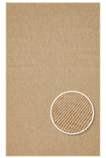 COSTA SISAL Non-Shedding Easy-to-Clean Kilim Modern Beige Bedroom Kitchen Living Room Rug