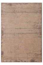 LESSI Vizon Soyut Desenli Kaymaz Yıkanabilir Tabanlı Kilim Şönil Pamuk Vintage Salon Halısı - Bordo