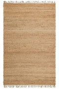 NATURA Doğal Jüt Halı Çift Taraflı Kilim Hasır Görünümlü Bohem Modern Salon Balkon Antre Halısı - Bej