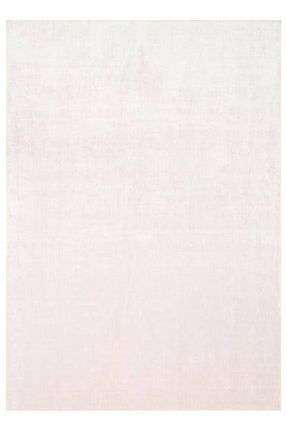 Alure Pembe El Dokuma Saf Bambu Halı Lüks Yumuşak Minimalist Modern Salon ve Oturma Odası Halısı - Powder