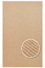 COSTA SISAL Orange Non-Shedding Easy-Clean Rug Modern Bedroom Kitchen Living Room Carpet