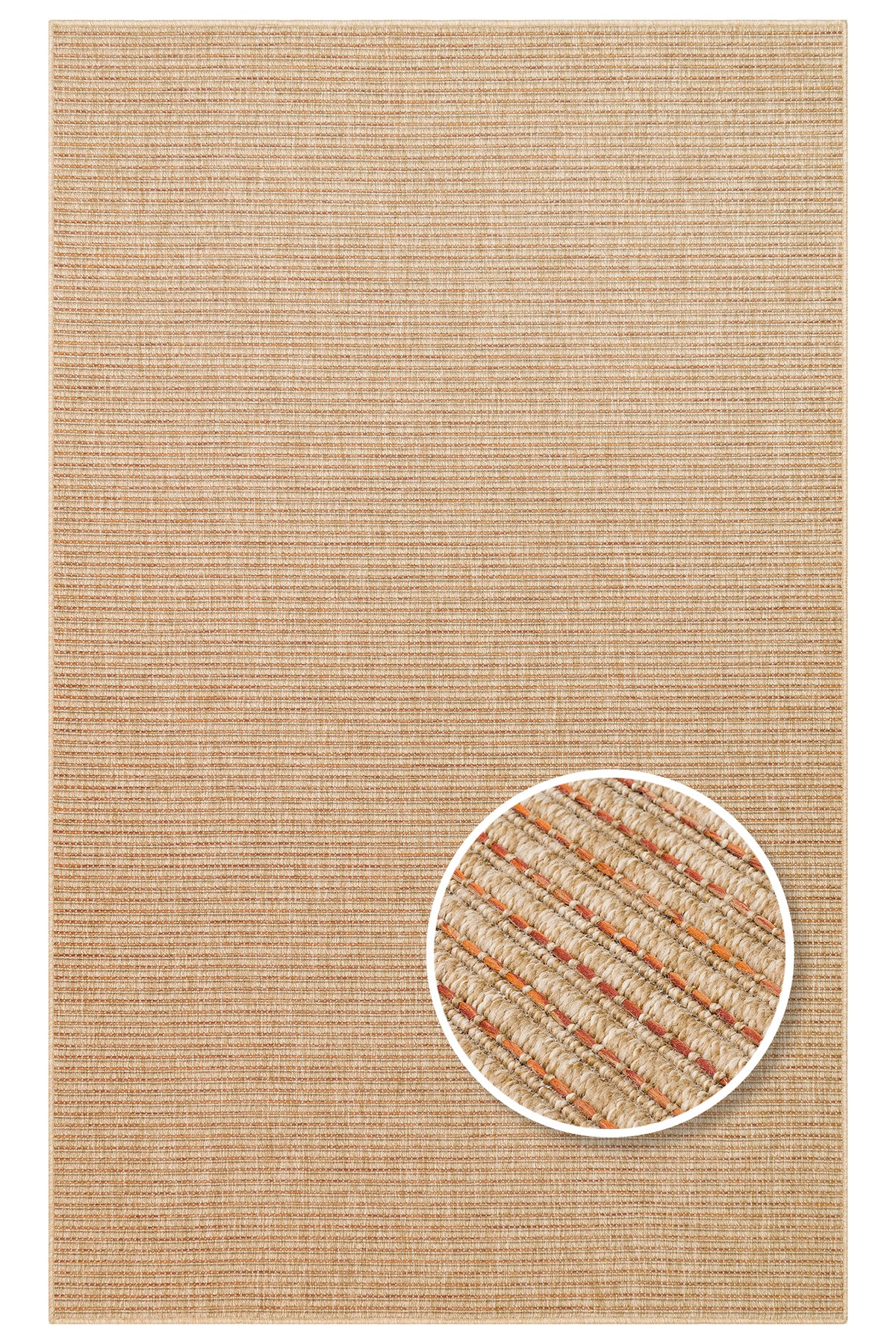 COSTA SISAL Turuncu Hav Vermez Kolay Temizlenebilir Kilim Modern Yatak Odası Mutfak Salon Halısı - Turuncu