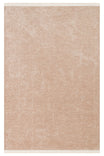 LESSI Mink Textured Non-Slip Washable Rug with Chenille Cotton Modern Living Room Kitchen Hallway Carpet - Brown