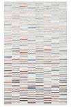 PEARLY Multi-Colored Striped Modern Soft-Touch Non-Shedding Washable Living Room Rug - Multi-Colored