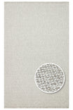 VALEN Grey Sisal Modern Textured Non-Shedding Polyester Living Room Kitchen Hallway Bedroom Rug - Grey
