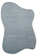 VERA MULTİ MORFEA Mavi Modern Amorf Halı Yumuşak Dekoratif Mikro Polyester Minimal Salon Halısı - Mavi