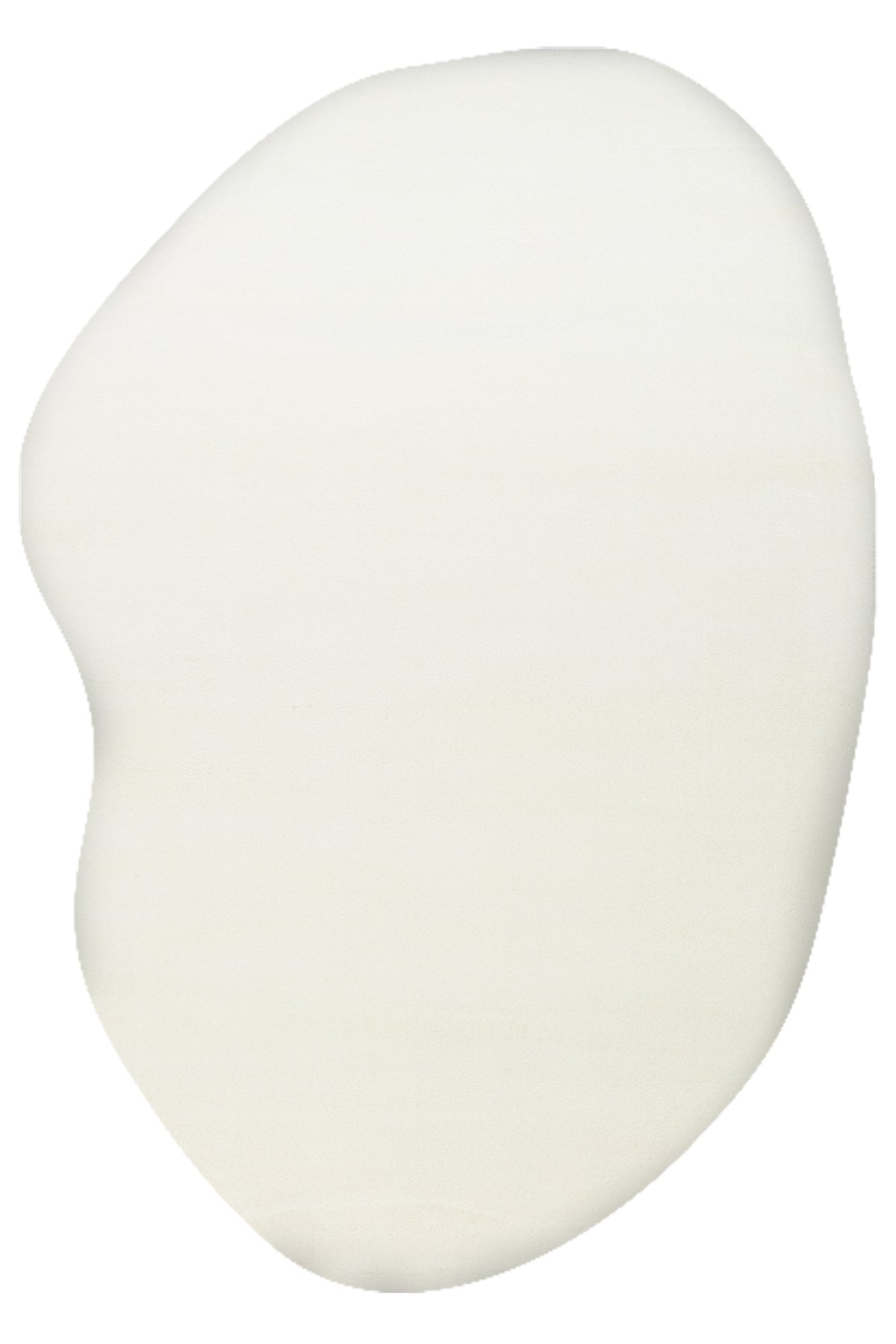 Vera Morfea Beyaz Asimetrik Düz Halı Hav Toz Vermez Yumuşak Tuşeli Modern Şık Salon Halısı - Beyaz 01