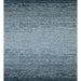MİRA Antrasit Mavi Çift Taraflı Yıkanabilir Kilim Modern Ombre Renk Geçişli Polyester Şönil Kilim - Lacivert