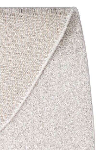 Vera Morfea Kenarları Oval Düz Açık Gri Halı Hav Toz Vermez Yumuşak Tuşeli Modern Şık Salon Halısı - Açık Gri 03