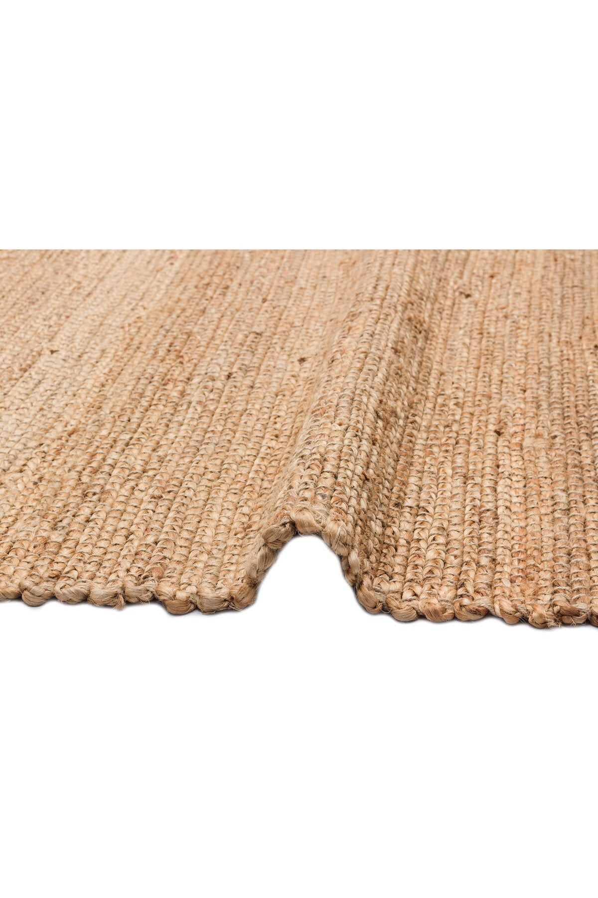 NATURA Doğal Jüt Halı Çift Taraflı Kilim Hasır Görünümlü Bohem Modern Salon Balkon Antre Halısı - Bej