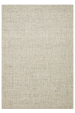 Coopy Pure Wool and Viscose Hand-Woven Bohemian Grey Rug – Natural Colored, Thick Textured, Scandinavian Style