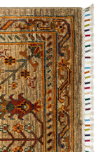 Sultani El Dokuma Yün Halı Klasik Oryantal Çiçek Motifli Vintage Geleneksel Salon Halısı