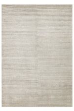 Siena Silver Living Room Rug, Carefully Crafted with Hand-Woven Techniques, from Natural Bamboo and Wool Blend