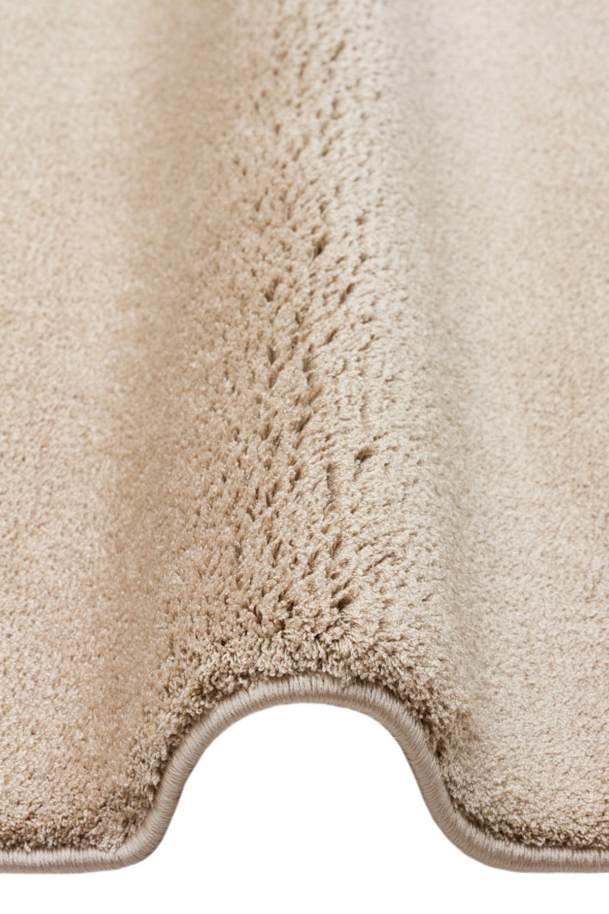 Vera Morfea Hav Toz Vermez Bej Asimetrik Halı Yumuşak Tuşe Modern Yatak Odası Koridor Salon Halısı - bej 03