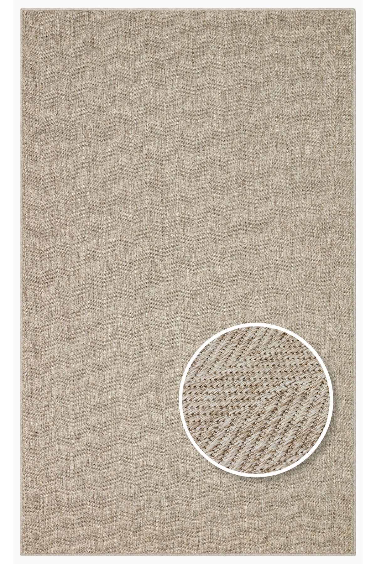 COSTA SISAL Açık Bej Hav Vermez Kolay Temizlenebilir Kilim Modern Yatak Odası Mutfak Salon Halısı - Lacivert