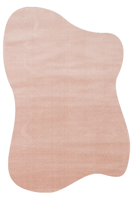 VERA MULTİ MORFEA Pembe Modern Amorf Yumuşak Dekoratif Mikro Polyester Minimal Salon Halısı - Pembe